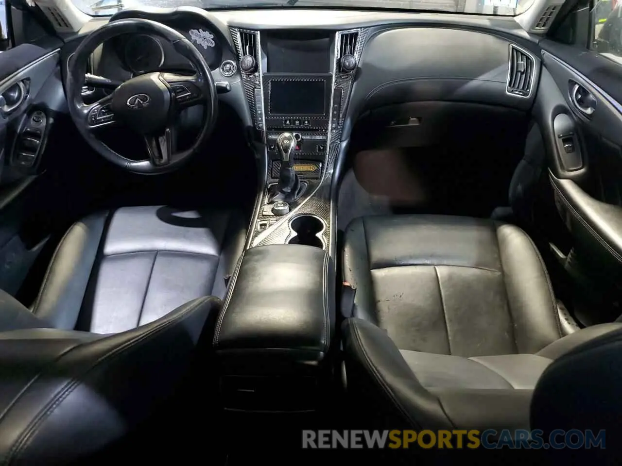 8 Photograph of a damaged car JN1EV7AR6KM590488 INFINITI Q50 2019