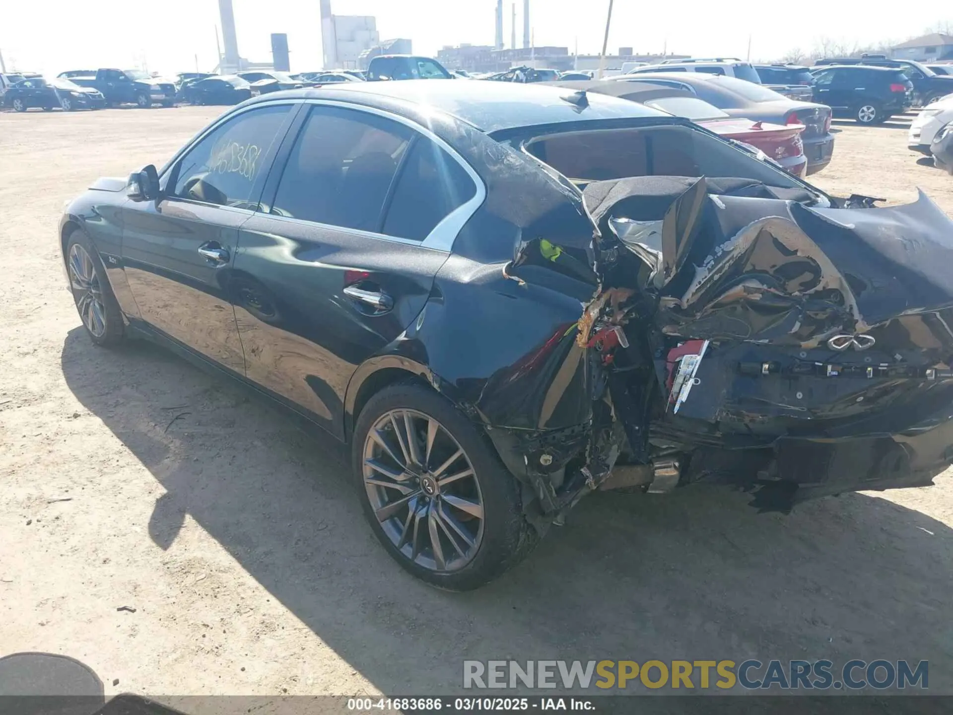 3 Photograph of a damaged car JN1EV7AR6KM591124 INFINITI Q50 2019