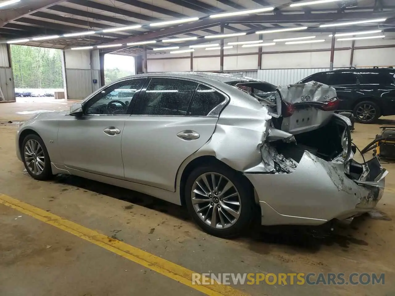 2 Photograph of a damaged car JN1EV7AR6KM592080 INFINITI Q50 2019