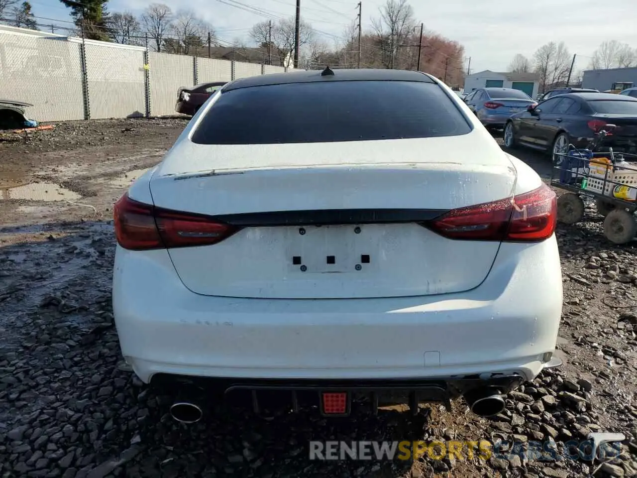 6 Photograph of a damaged car JN1EV7AR7KM550212 INFINITI Q50 2019