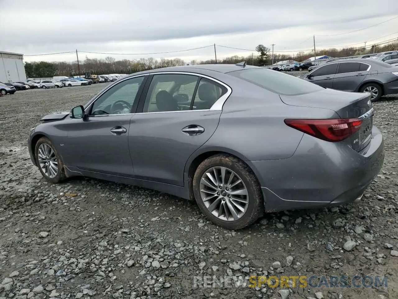 2 Photograph of a damaged car JN1EV7AR7KM550436 INFINITI Q50 2019