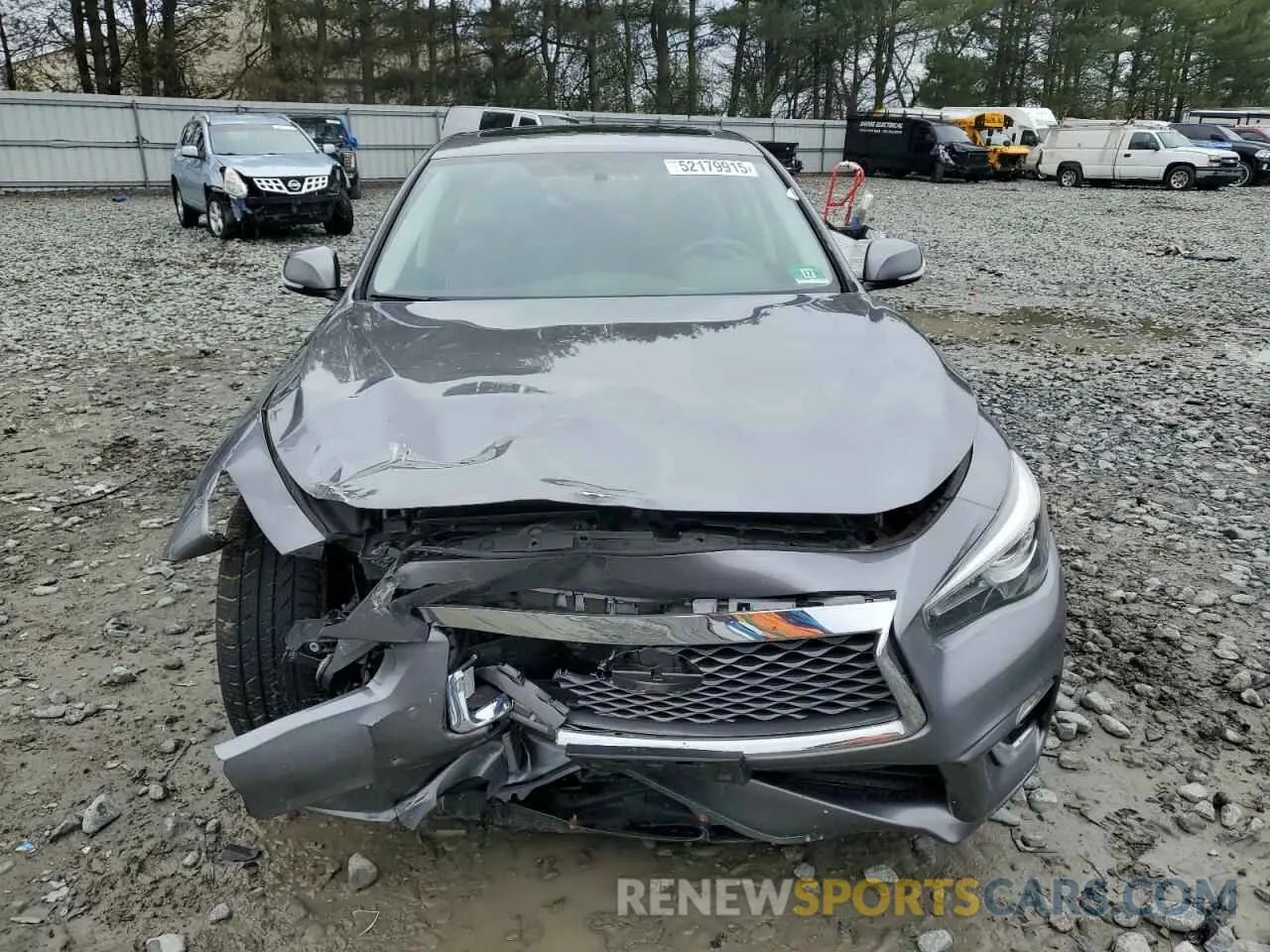5 Photograph of a damaged car JN1EV7AR7KM550436 INFINITI Q50 2019