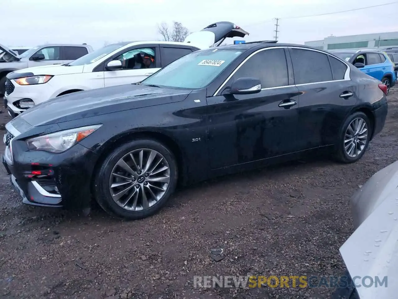 1 Photograph of a damaged car JN1EV7AR7KM551294 INFINITI Q50 2019