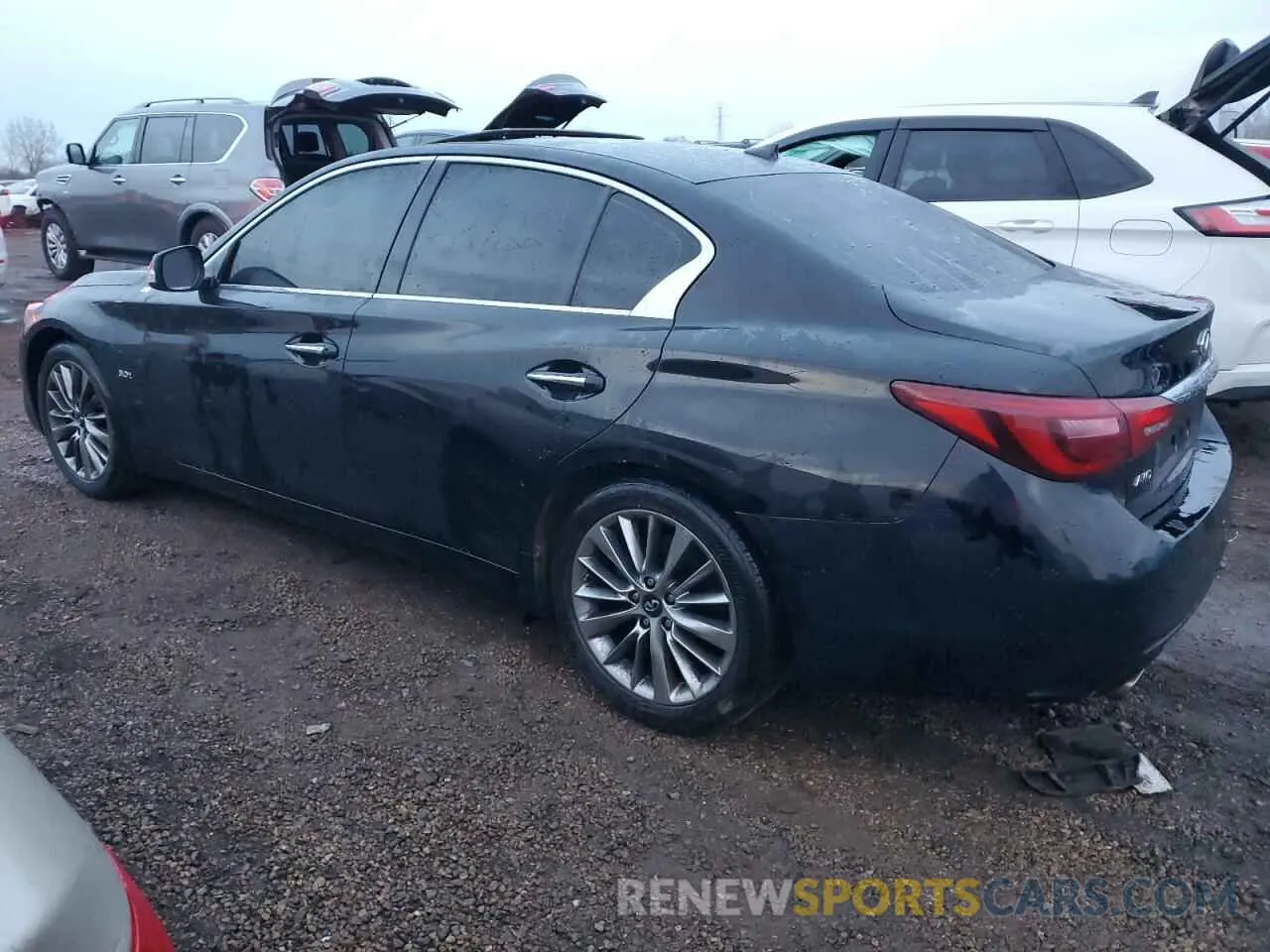 2 Photograph of a damaged car JN1EV7AR7KM551294 INFINITI Q50 2019