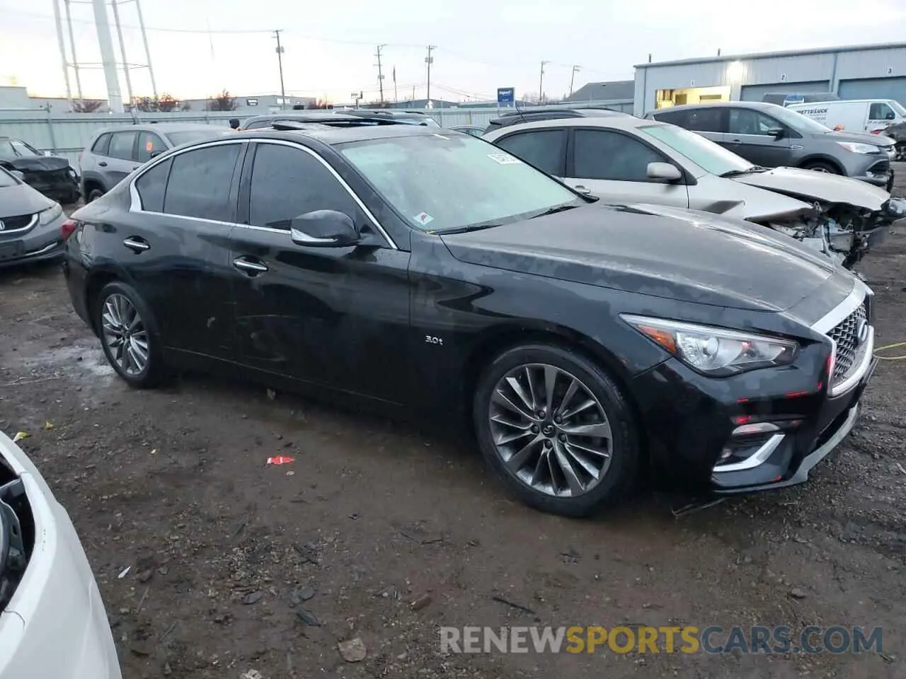 4 Photograph of a damaged car JN1EV7AR7KM551294 INFINITI Q50 2019