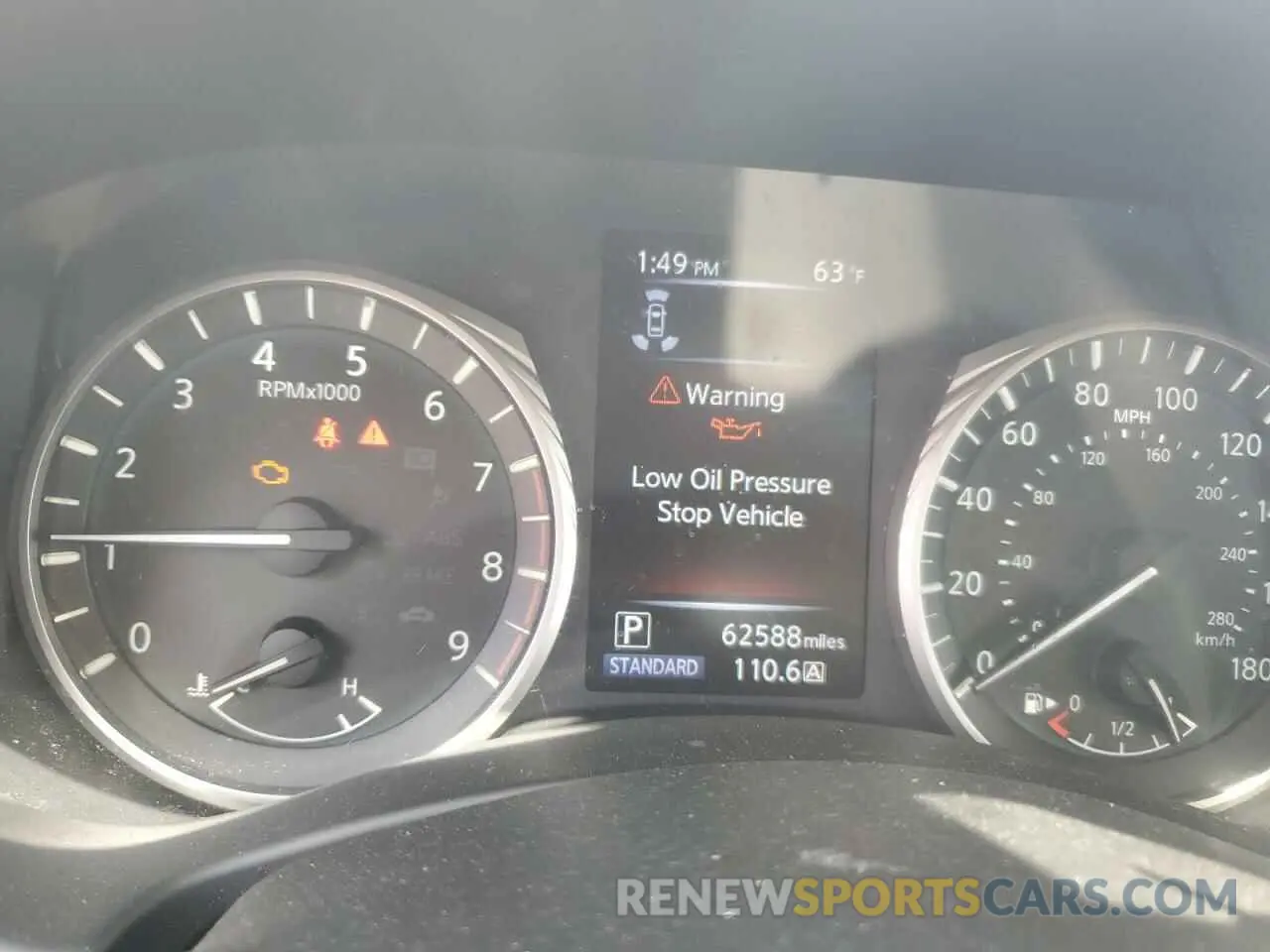 9 Photograph of a damaged car JN1EV7AR7KM552316 INFINITI Q50 2019
