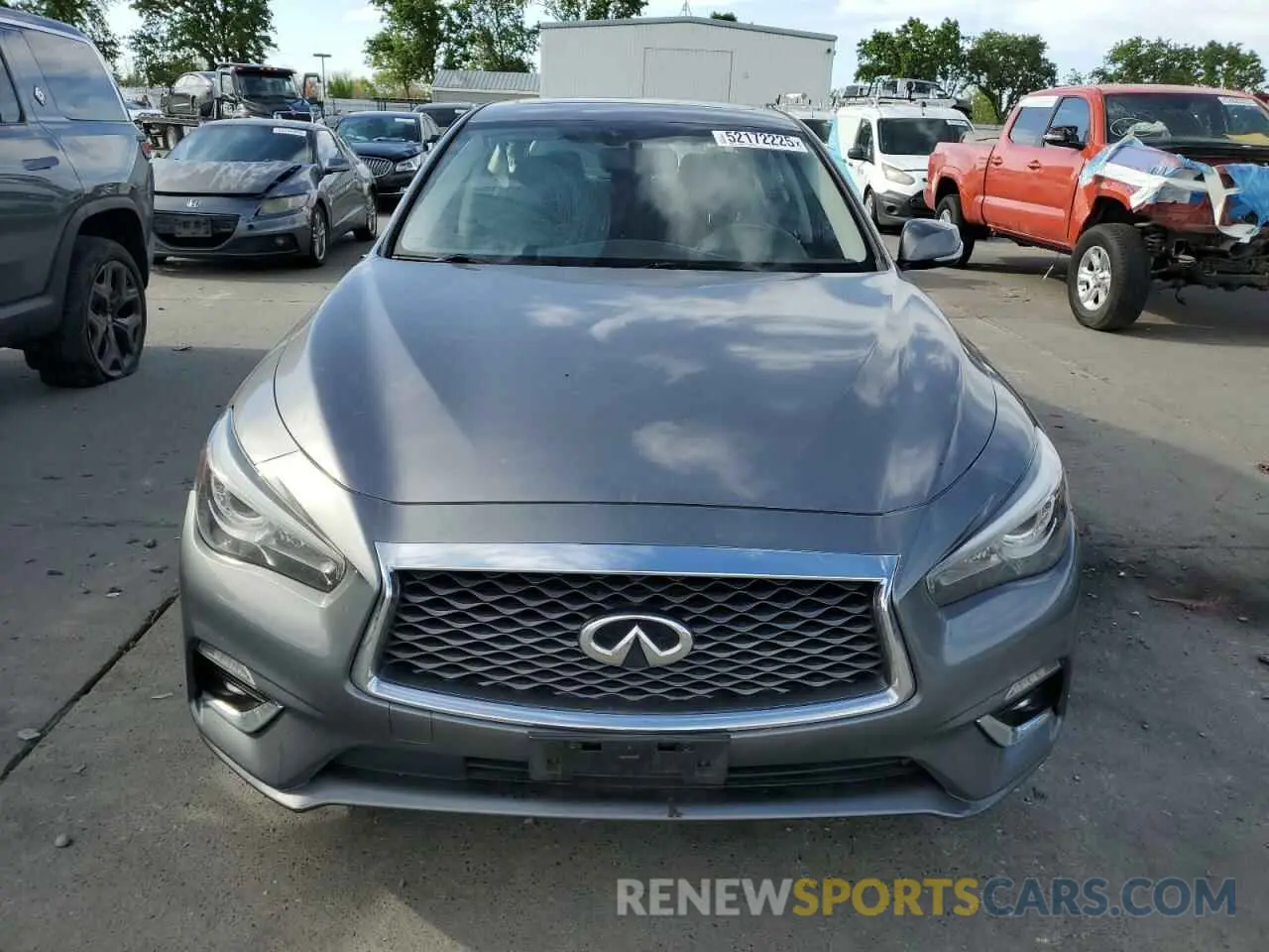 5 Photograph of a damaged car JN1EV7AR7KM557533 INFINITI Q50 2019
