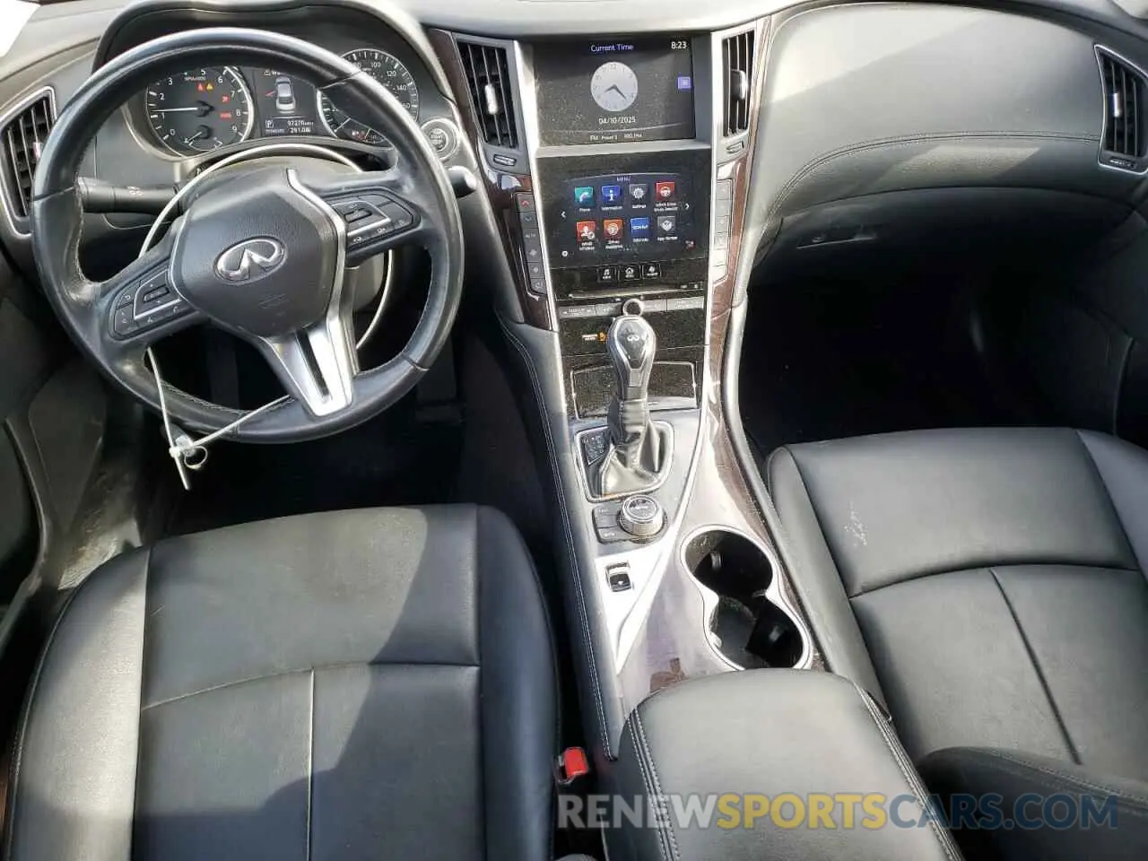 8 Photograph of a damaged car JN1EV7AR7KM557533 INFINITI Q50 2019