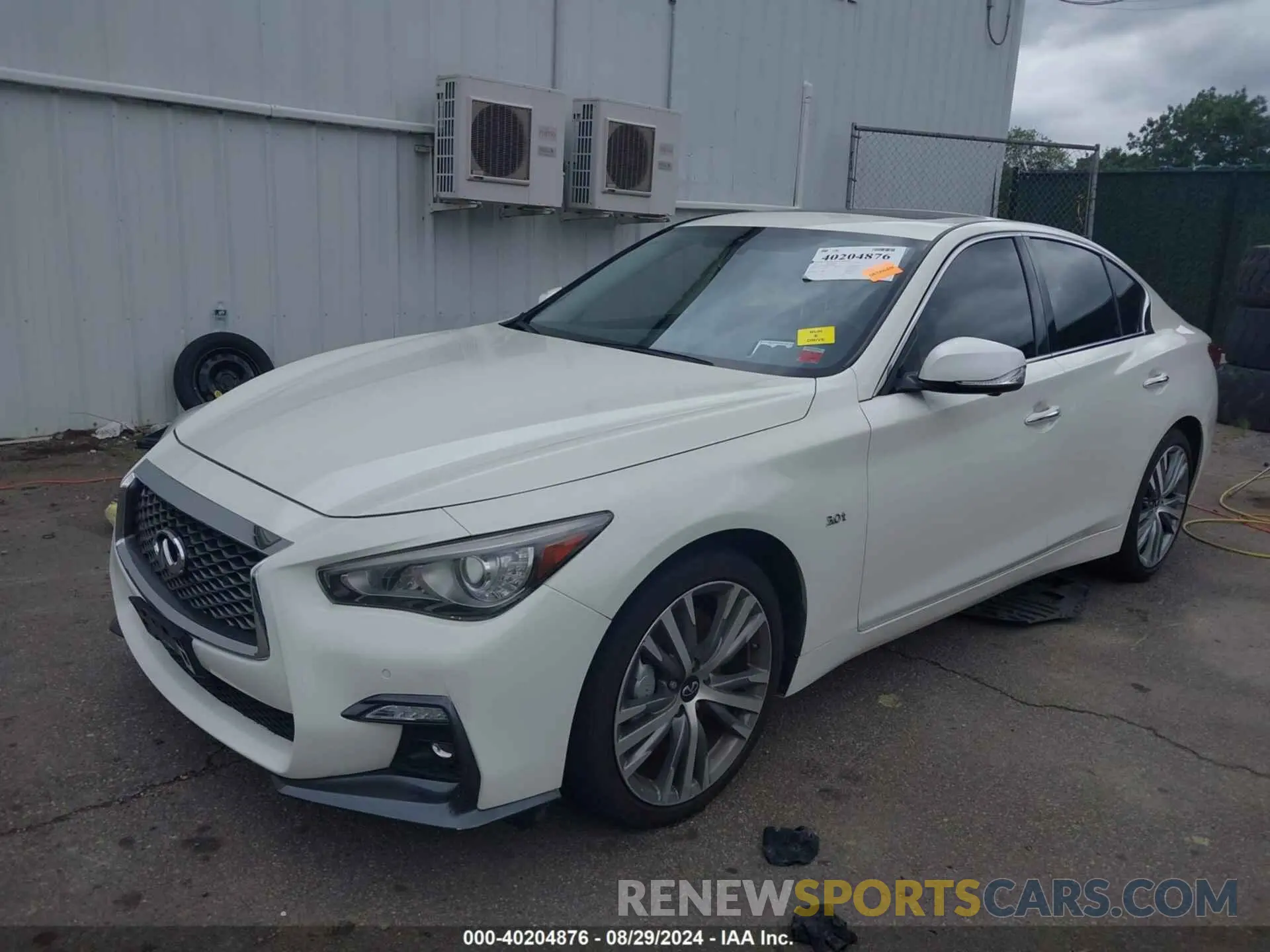 2 Photograph of a damaged car JN1EV7AR7KM590502 INFINITI Q50 2019
