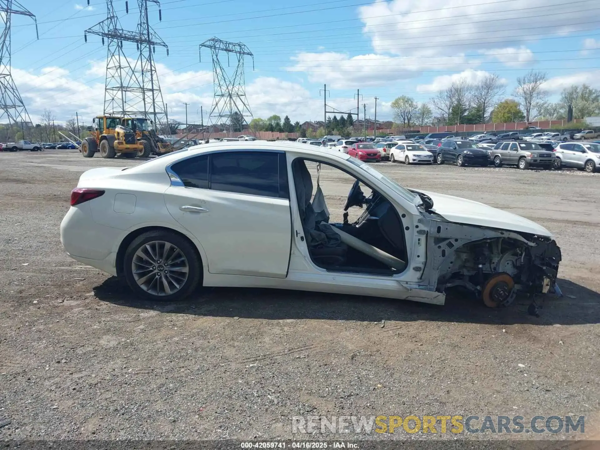 13 Photograph of a damaged car JN1EV7AR8KM554690 INFINITI Q50 2019