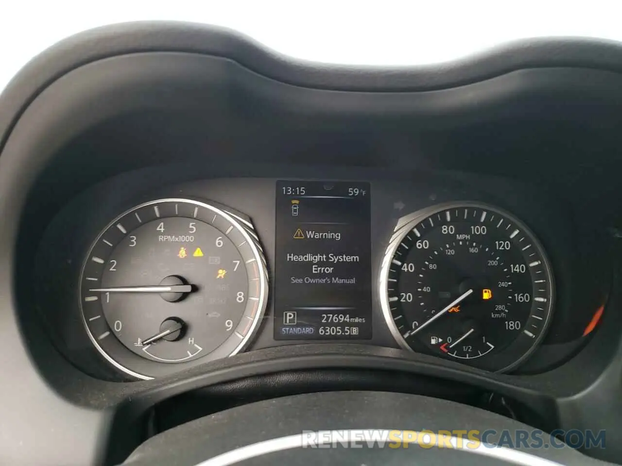 9 Photograph of a damaged car JN1EV7AR8KM555774 INFINITI Q50 2019