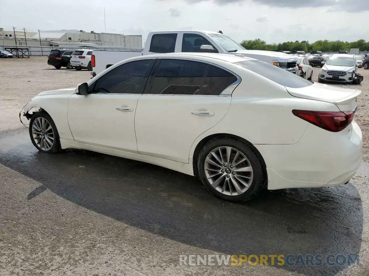 2 Photograph of a damaged car JN1EV7AR8KM559128 INFINITI Q50 2019