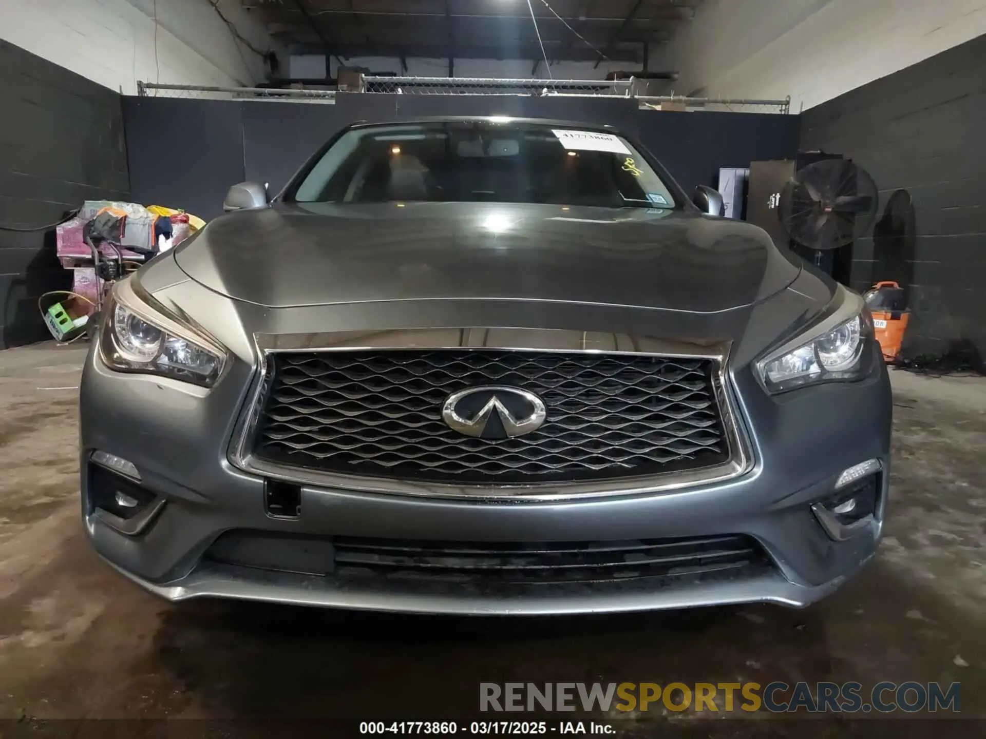 6 Photograph of a damaged car JN1EV7AR8KM591111 INFINITI Q50 2019