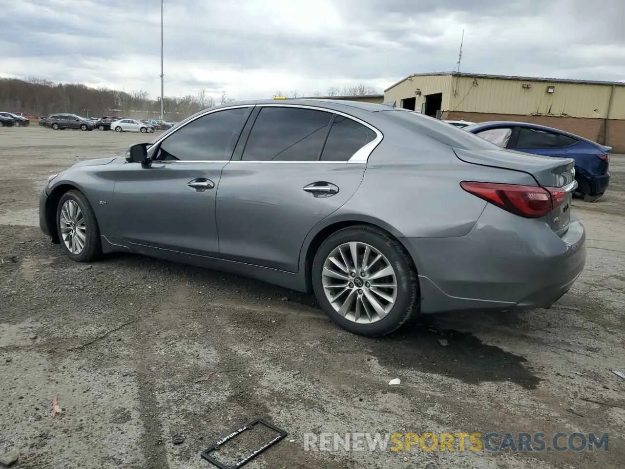 2 Photograph of a damaged car JN1EV7AR8KM594199 INFINITI Q50 2019