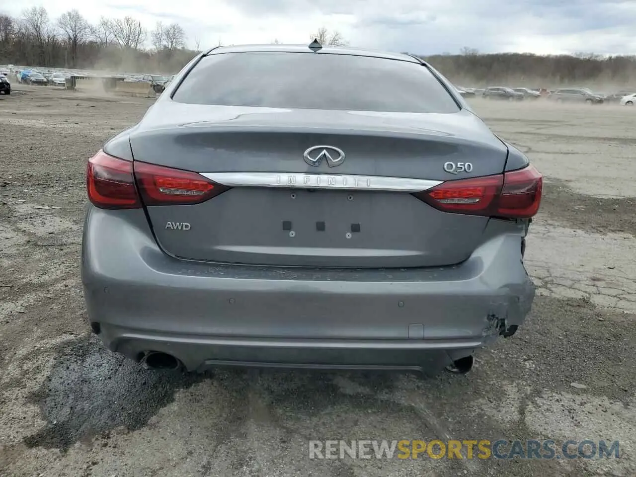 6 Photograph of a damaged car JN1EV7AR8KM594199 INFINITI Q50 2019