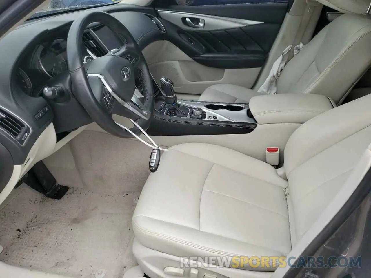 7 Photograph of a damaged car JN1EV7AR8KM594199 INFINITI Q50 2019