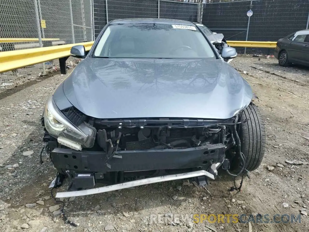 5 Photograph of a damaged car JN1EV7AR9KM553774 INFINITI Q50 2019