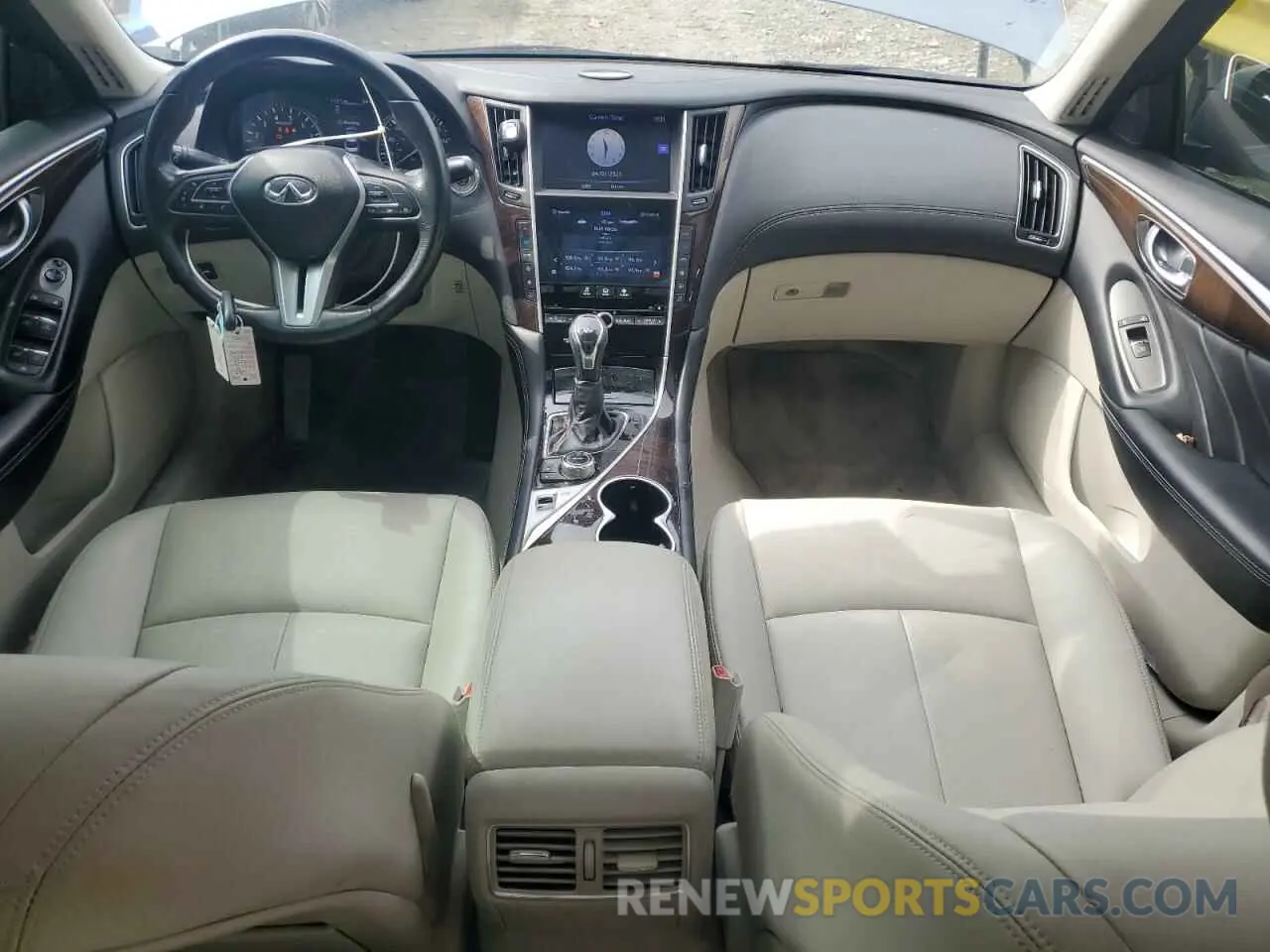 8 Photograph of a damaged car JN1EV7AR9KM553774 INFINITI Q50 2019