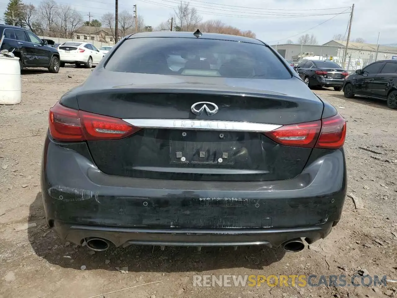 6 Photograph of a damaged car JN1EV7AR9KM555427 INFINITI Q50 2019