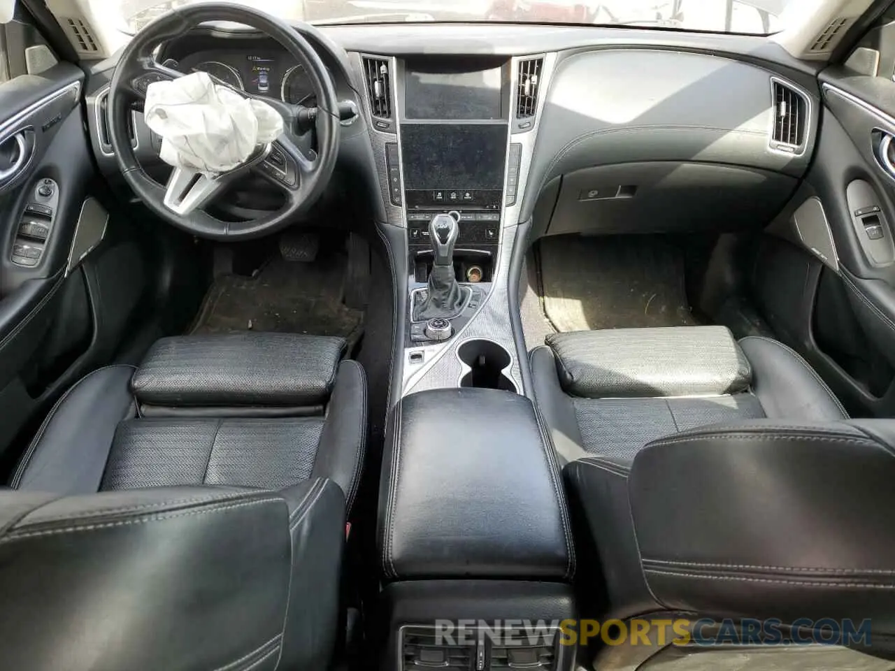 8 Photograph of a damaged car JN1EV7AR9KM555427 INFINITI Q50 2019