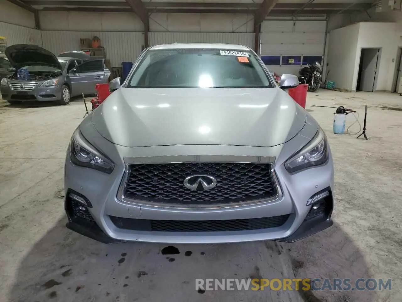 5 Photograph of a damaged car JN1EV7AR9KM591652 INFINITI Q50 2019