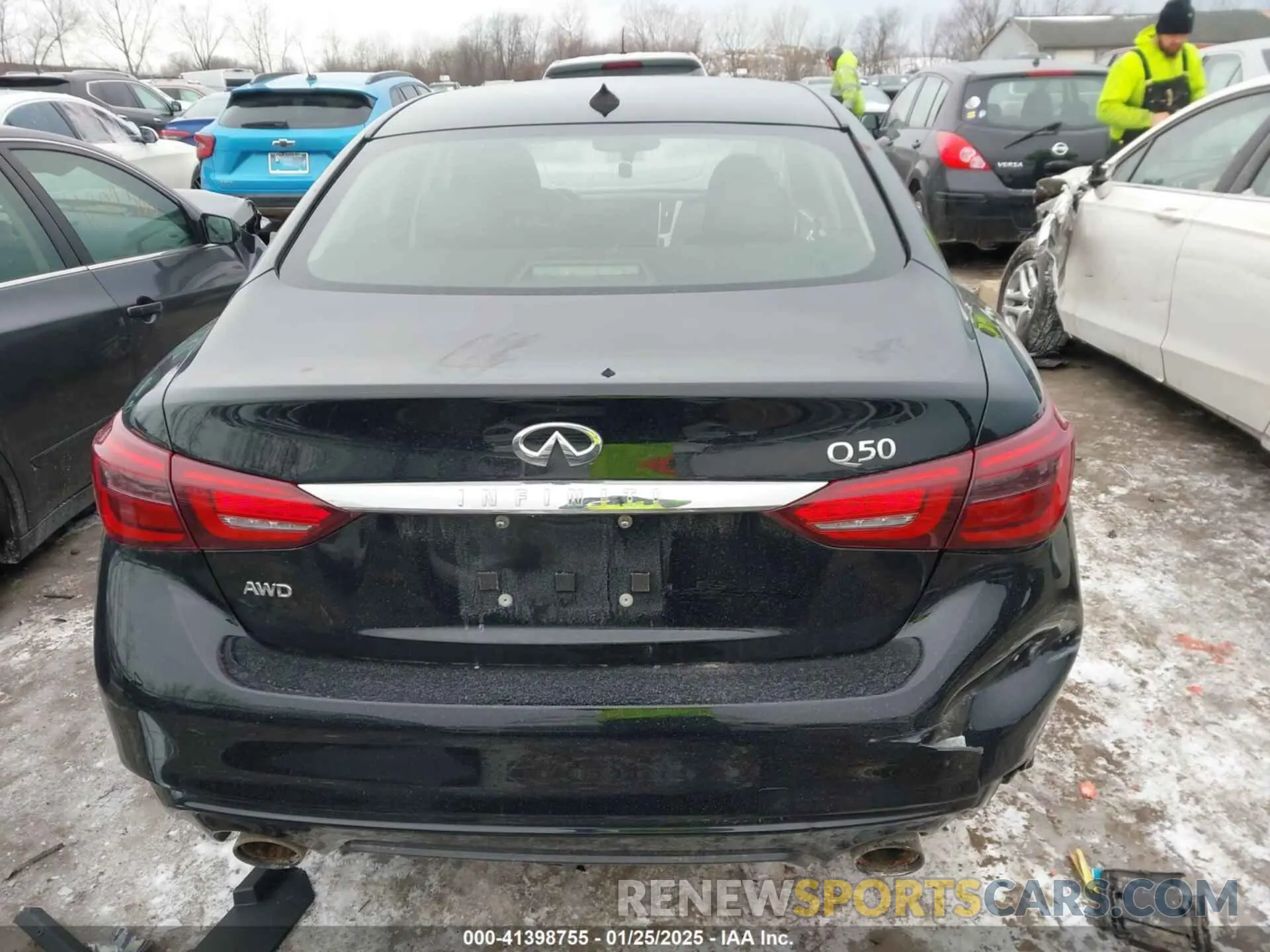 16 Photograph of a damaged car JN1EV7AR9KM593207 INFINITI Q50 2019