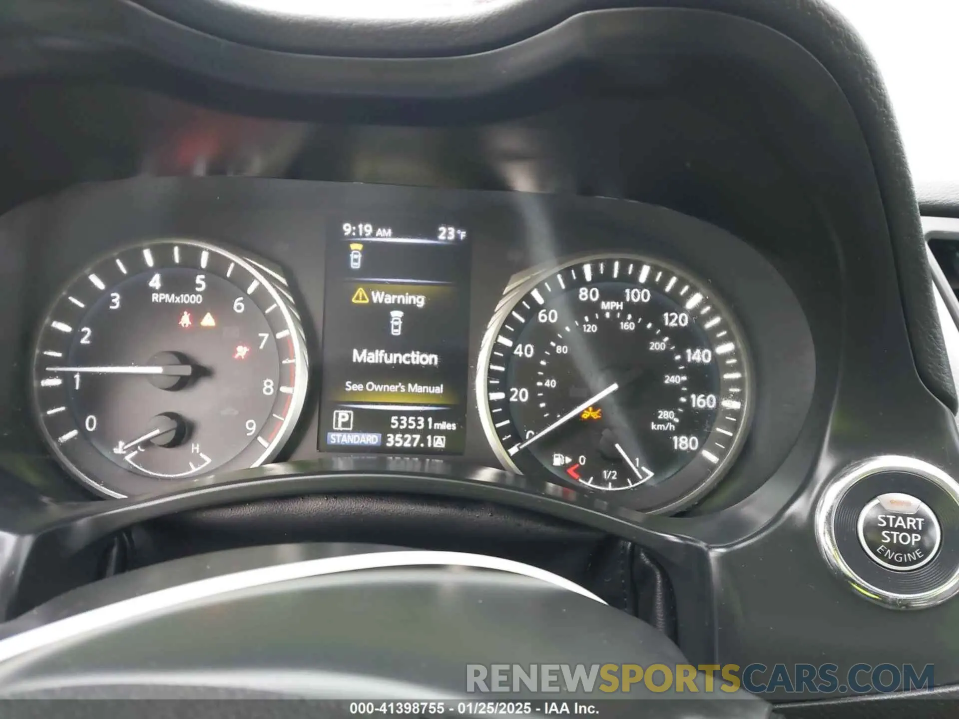 7 Photograph of a damaged car JN1EV7AR9KM593207 INFINITI Q50 2019