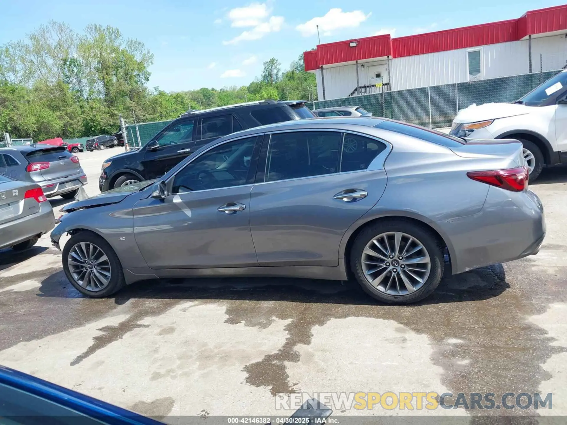15 Photograph of a damaged car JN1EV7ARXKM552181 INFINITI Q50 2019