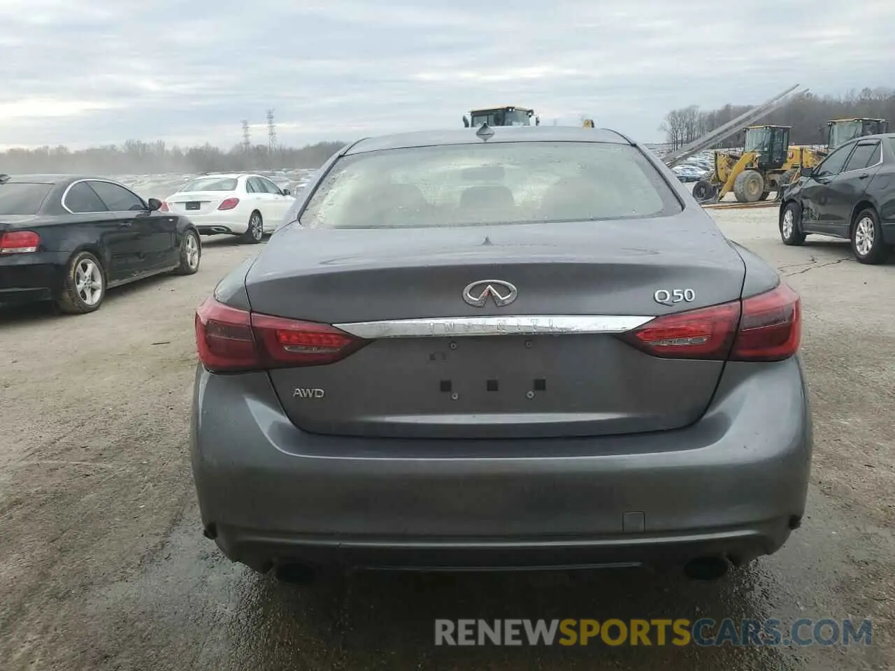 6 Photograph of a damaged car JN1EV7ARXKM552889 INFINITI Q50 2019