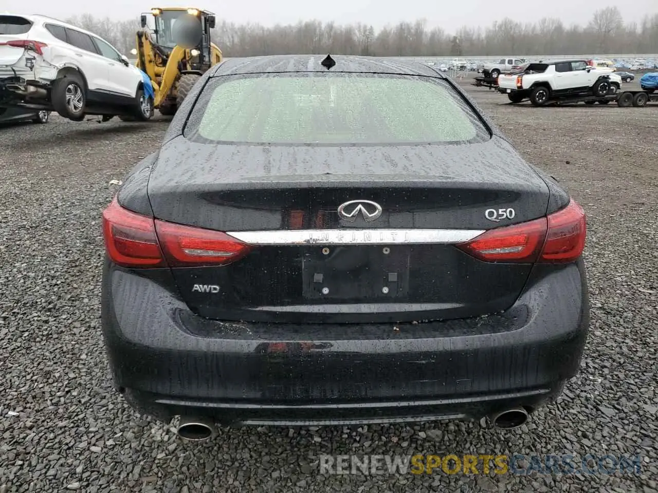 6 Photograph of a damaged car JN1EV7ARXKM554819 INFINITI Q50 2019
