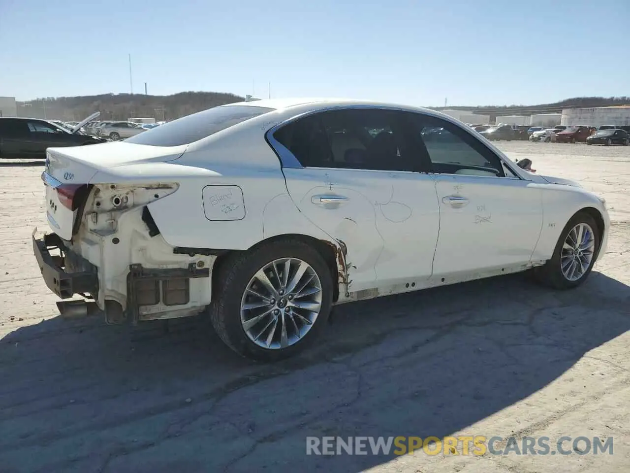 3 Photograph of a damaged car JN1EV7ARXKM558286 INFINITI Q50 2019