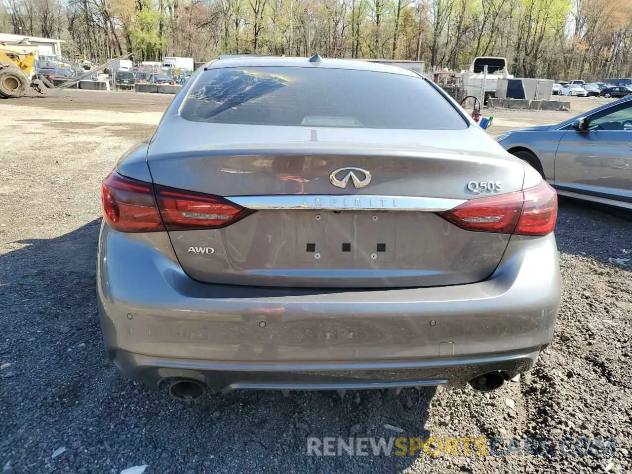 6 Photograph of a damaged car JN1EV7ARXKM590557 INFINITI Q50 2019