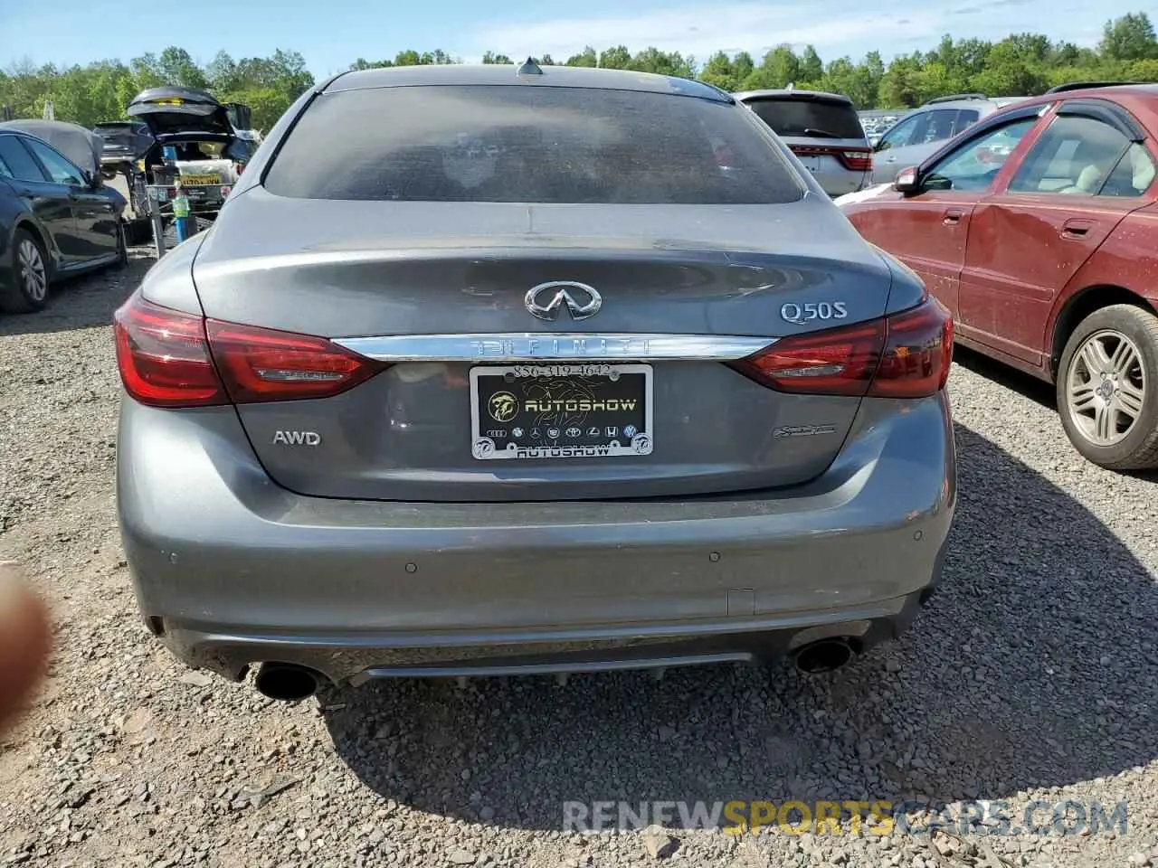 6 Photograph of a damaged car JN1EV7ARXKM590963 INFINITI Q50 2019