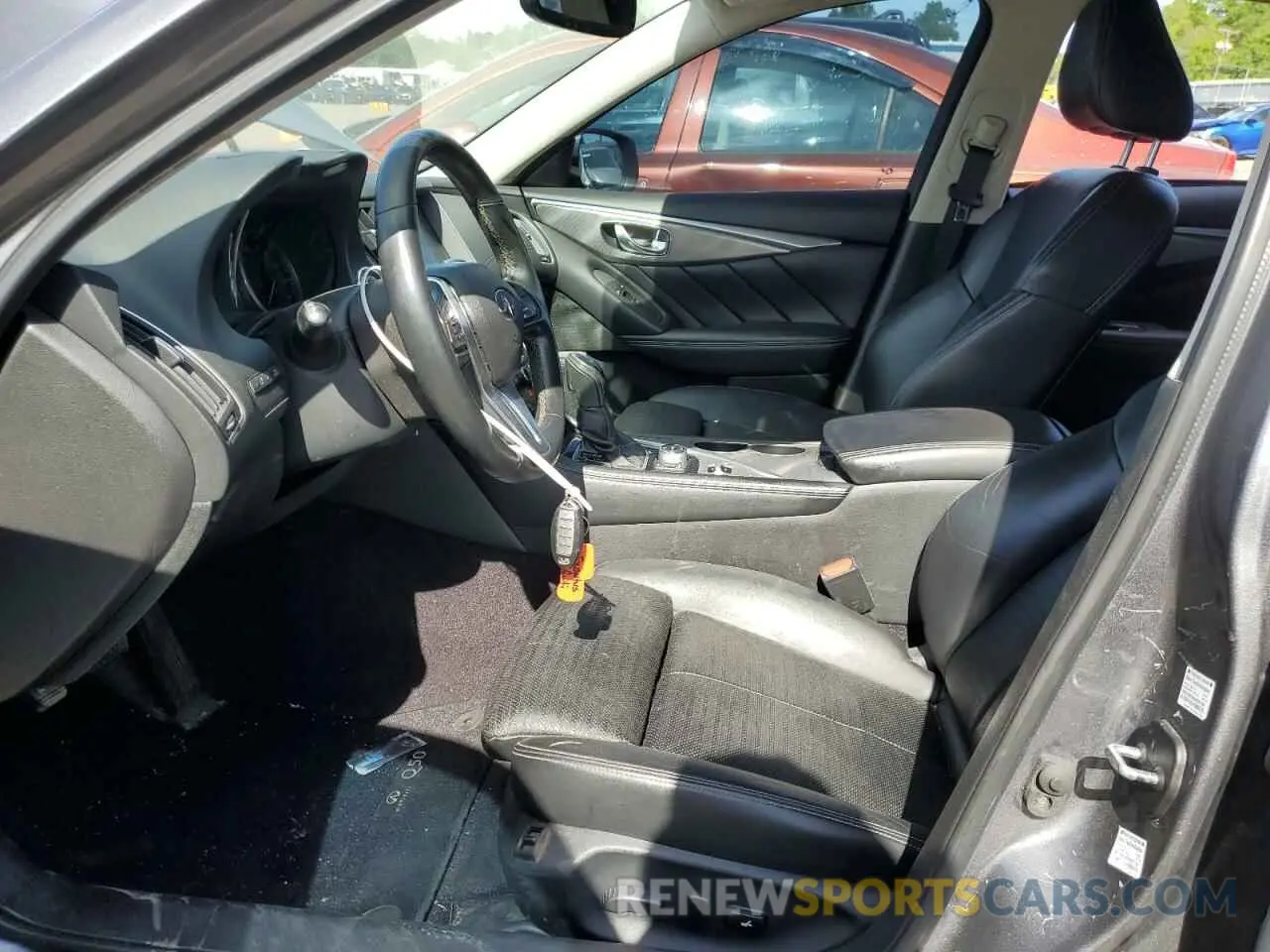 7 Photograph of a damaged car JN1EV7ARXKM590963 INFINITI Q50 2019