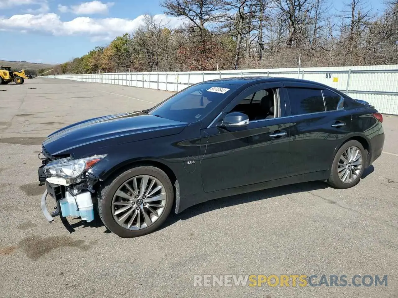 1 Photograph of a damaged car JN1EV7ARXKM592342 INFINITI Q50 2019
