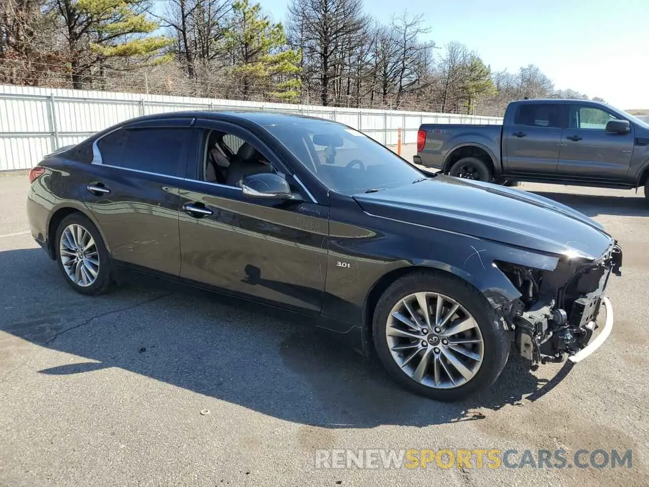 4 Photograph of a damaged car JN1EV7ARXKM592342 INFINITI Q50 2019