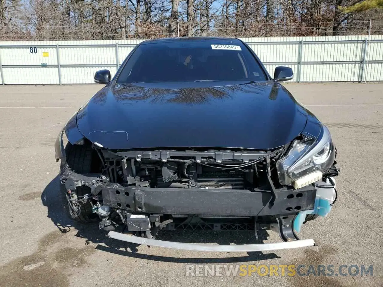 5 Photograph of a damaged car JN1EV7ARXKM592342 INFINITI Q50 2019