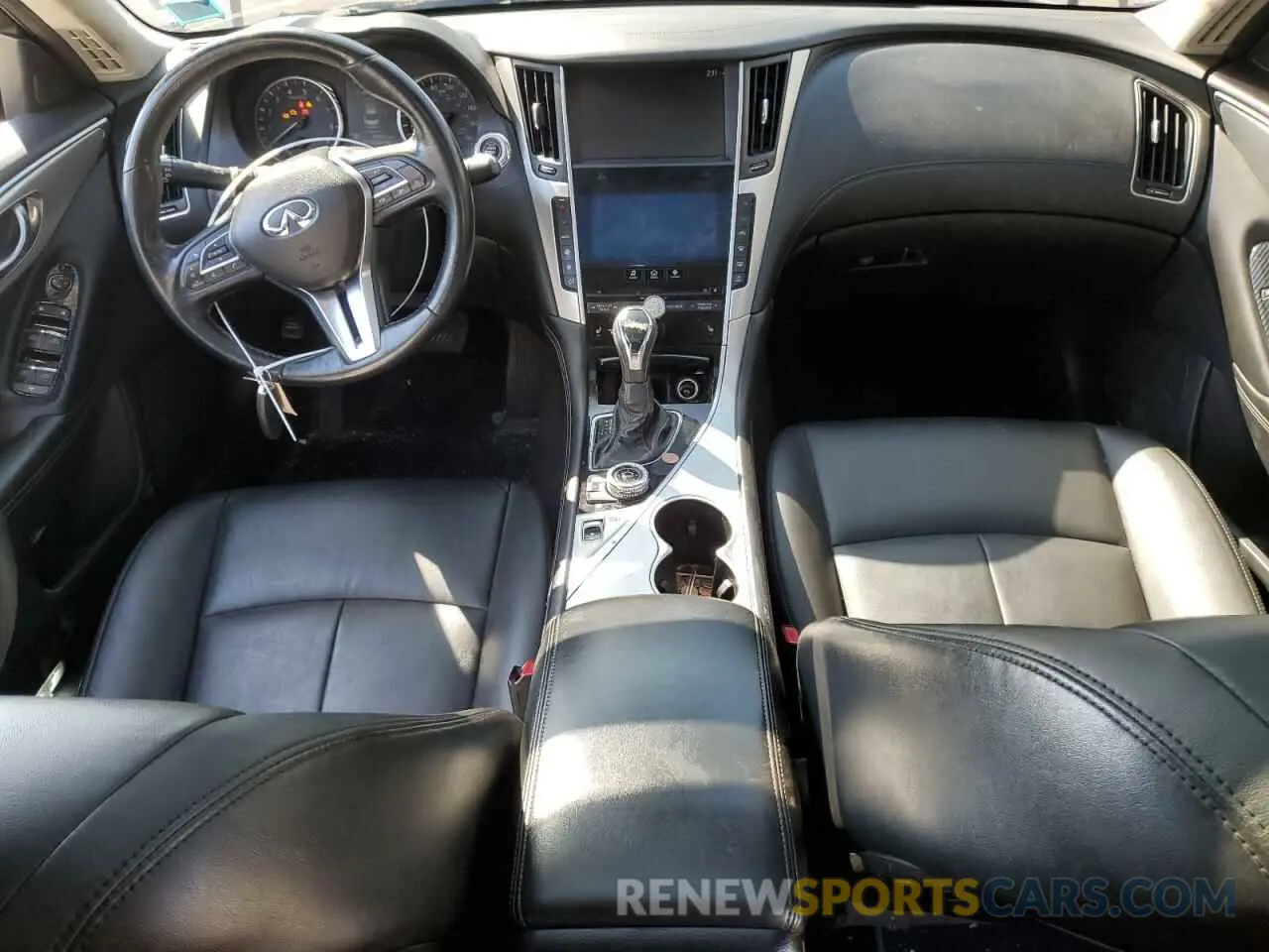 8 Photograph of a damaged car JN1EV7ARXKM592342 INFINITI Q50 2019