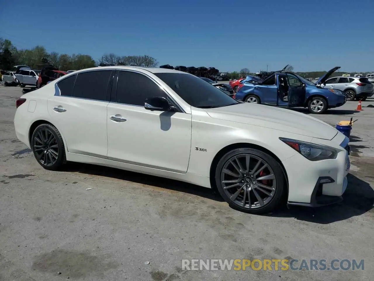 4 Photograph of a damaged car JN1FV7AP0KM780001 INFINITI Q50 2019