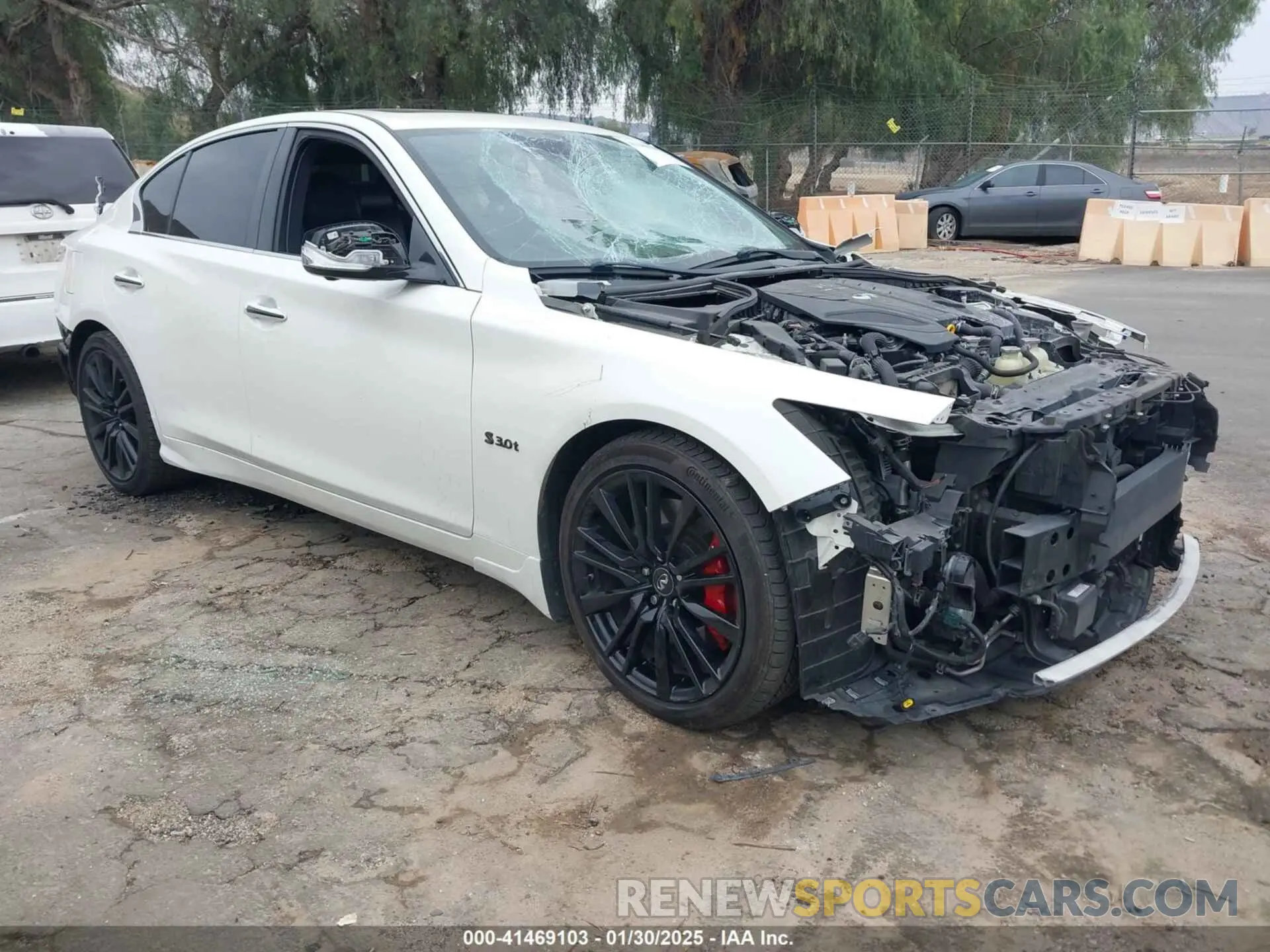 1 Photograph of a damaged car JN1FV7AP3KM760521 INFINITI Q50 2019