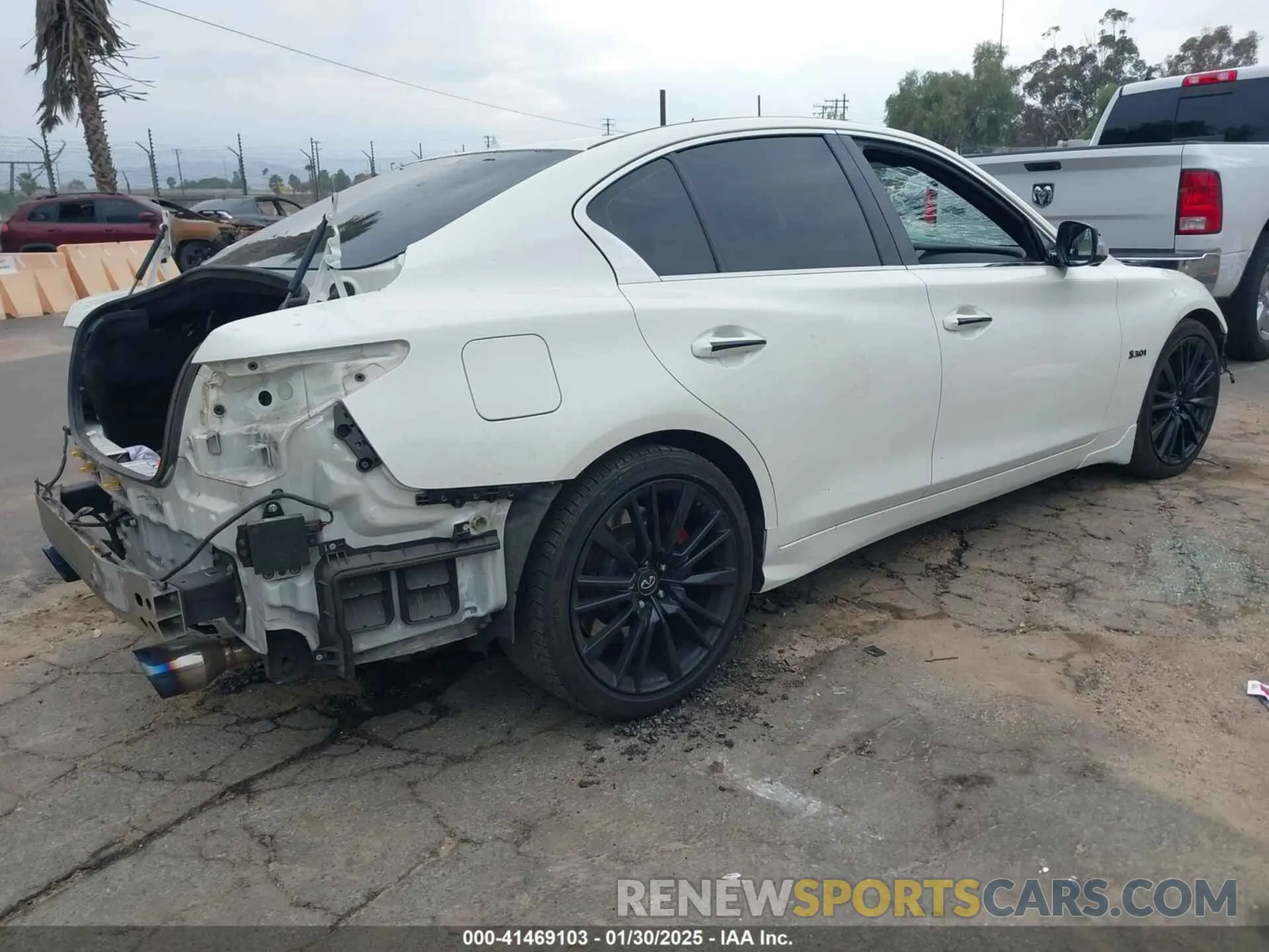 4 Photograph of a damaged car JN1FV7AP3KM760521 INFINITI Q50 2019