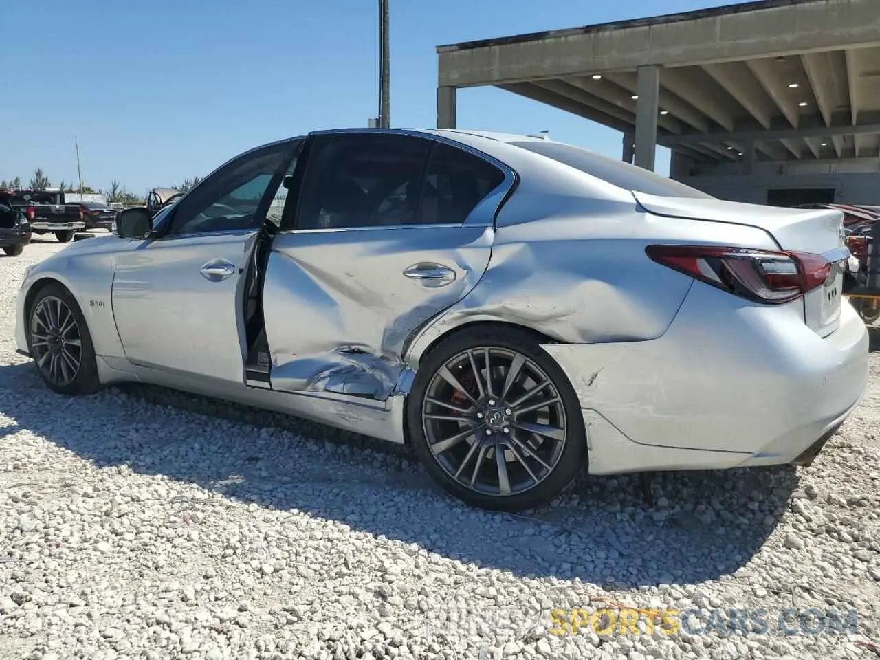 2 Photograph of a damaged car JN1FV7AP5KM760097 INFINITI Q50 2019