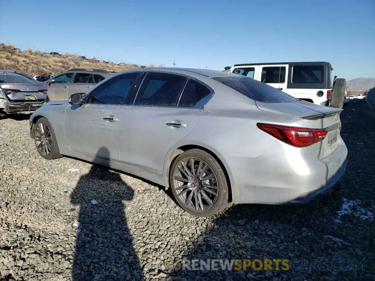 2 Photograph of a damaged car JN1FV7AP6KM760433 INFINITI Q50 2019