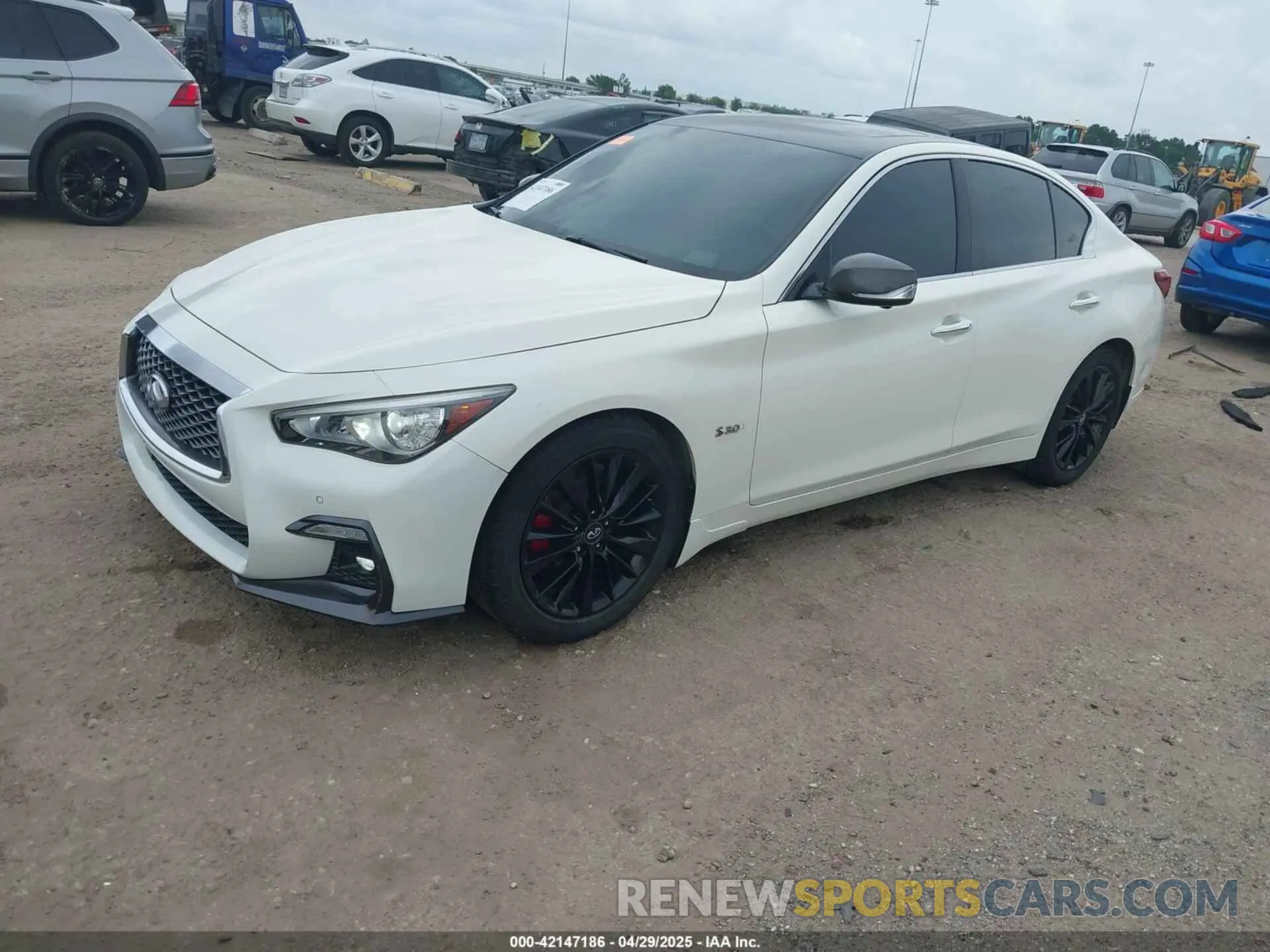 2 Photograph of a damaged car JN1FV7AP8KM760644 INFINITI Q50 2019