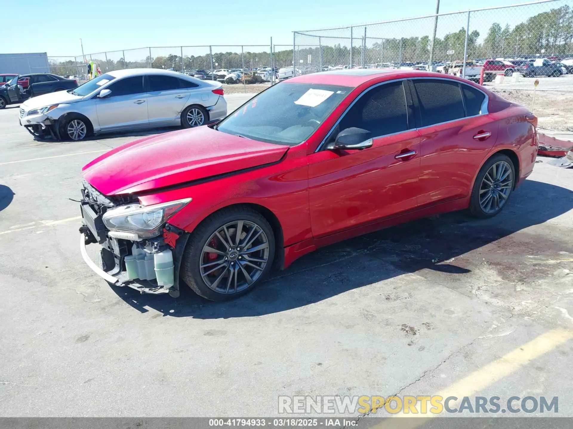 2 Photograph of a damaged car JN1FV7AP8KM760885 INFINITI Q50 2019