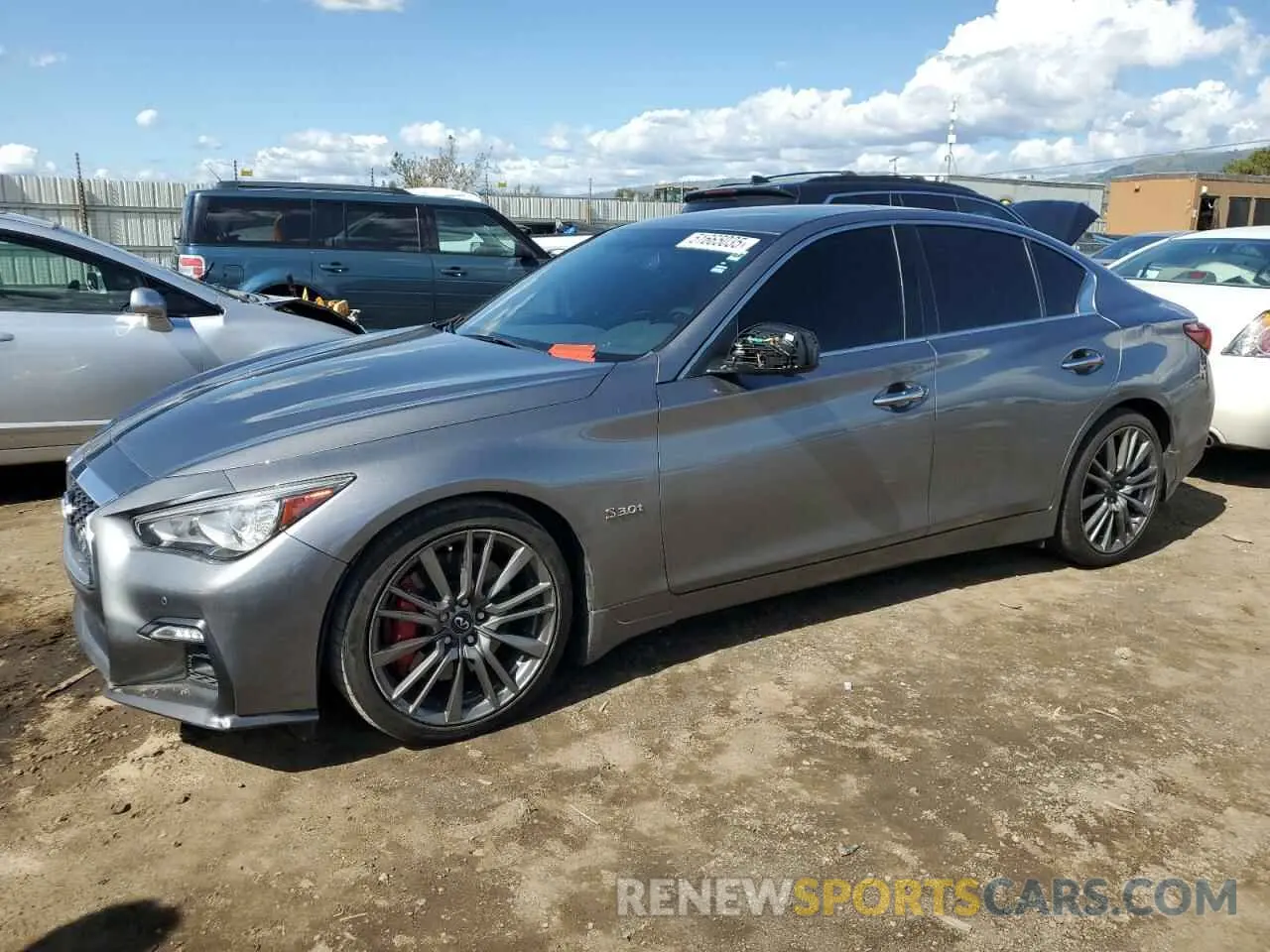 1 Photograph of a damaged car JN1FV7AP9KM760944 INFINITI Q50 2019