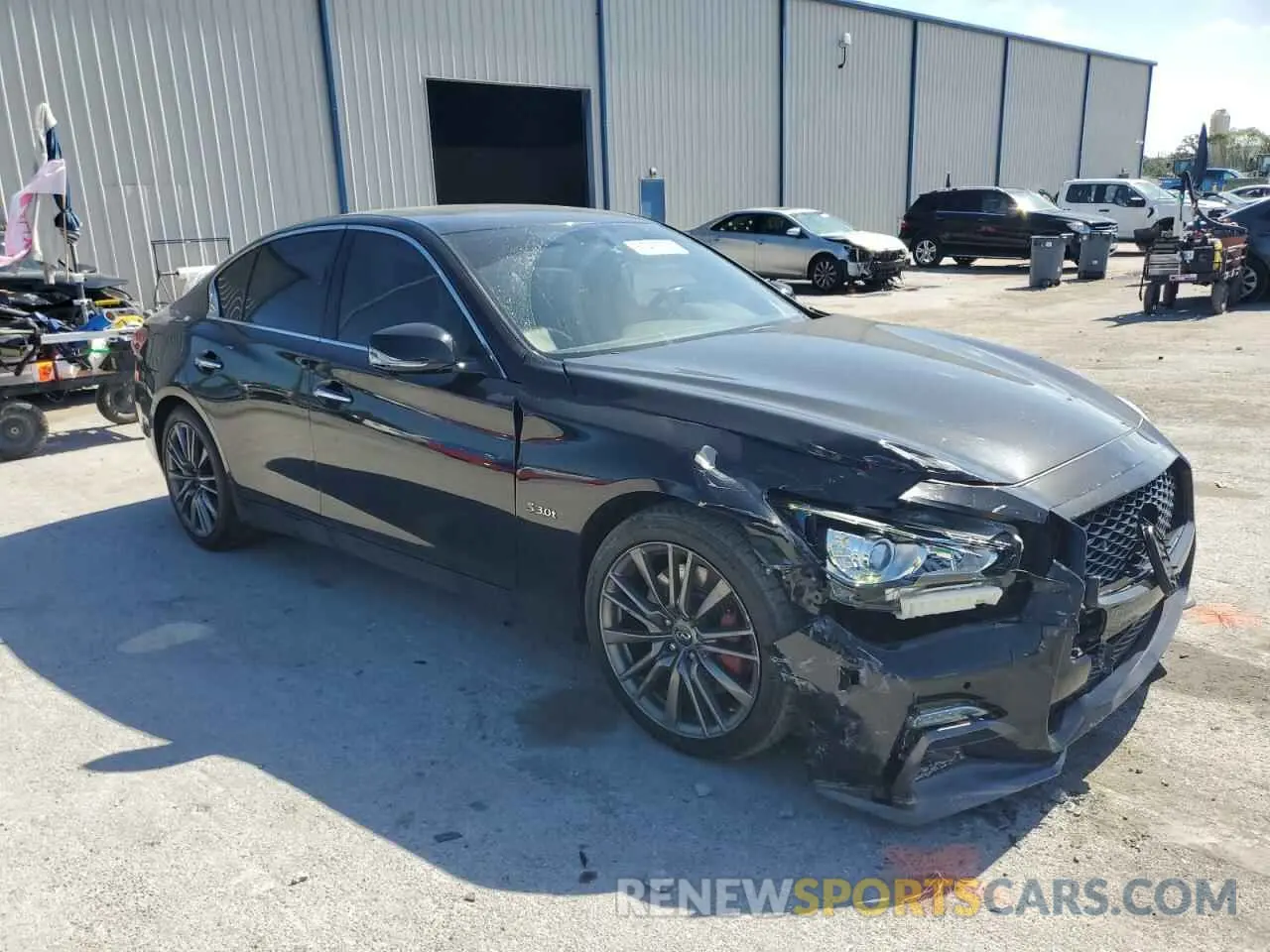 4 Photograph of a damaged car JN1FV7AR0KM800846 INFINITI Q50 2019