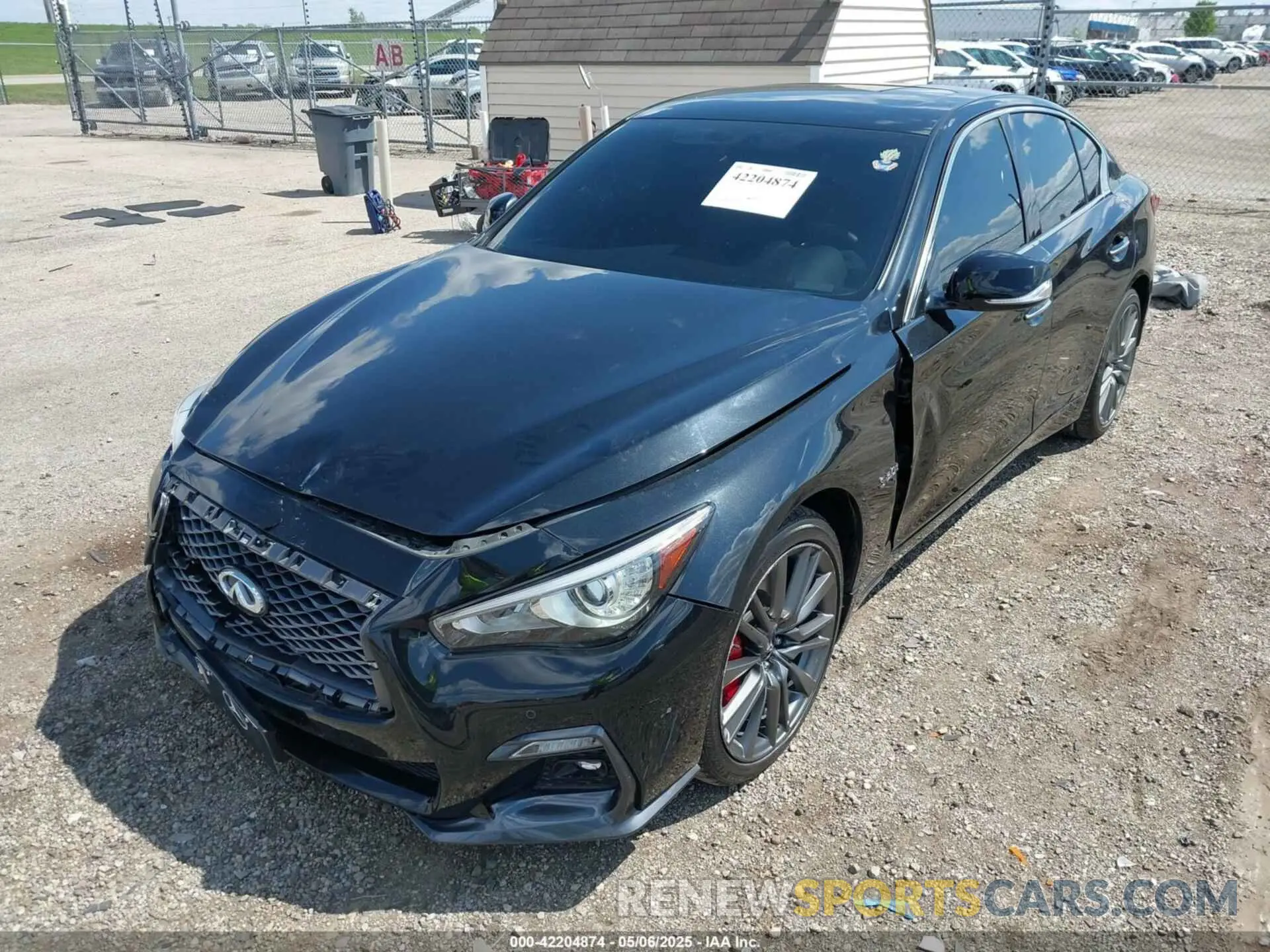 2 Photograph of a damaged car JN1FV7AR0KM830168 INFINITI Q50 2019