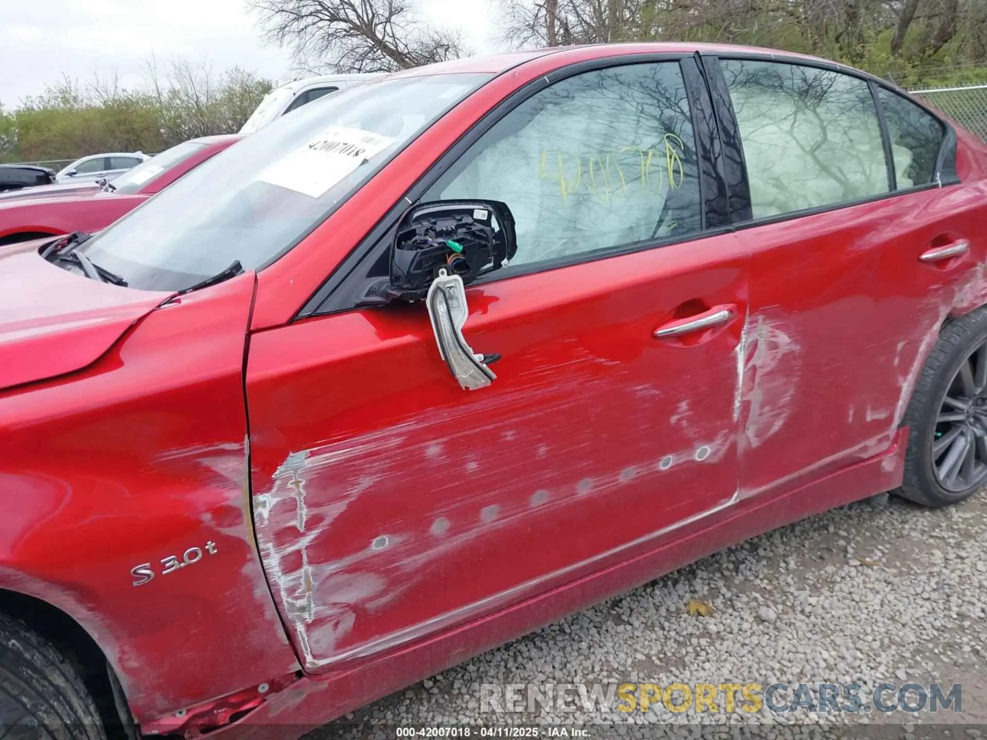 16 Photograph of a damaged car JN1FV7AR2KM800086 INFINITI Q50 2019