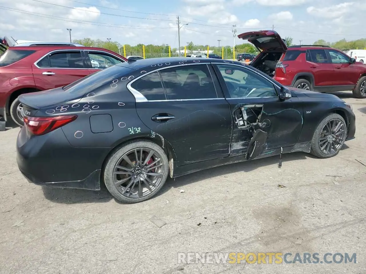 3 Photograph of a damaged car JN1FV7AR2KM830253 INFINITI Q50 2019